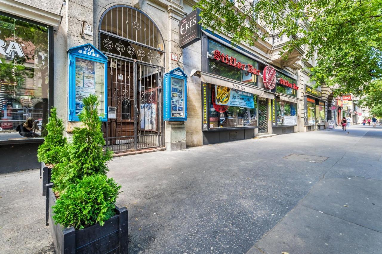 Sun-Splashed Retreat In The Heart Of A Vibrant Quarter Budapest Eksteriør billede